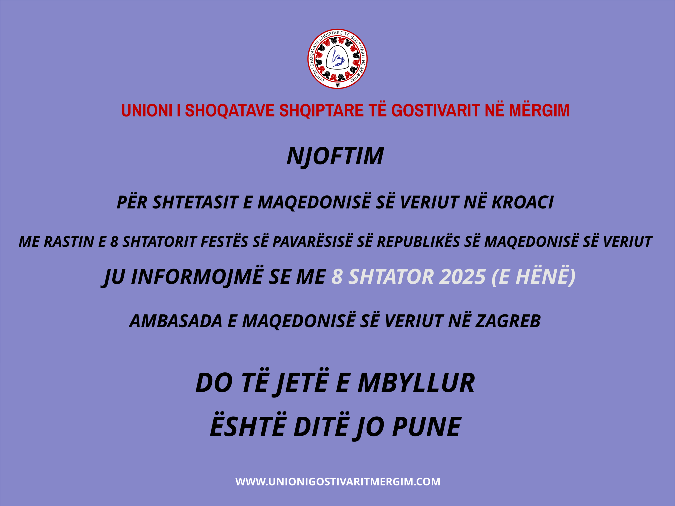 06_09_2025_Njoftimi_Dite jo pune RMV_8 Shtator 2025_Kroaci